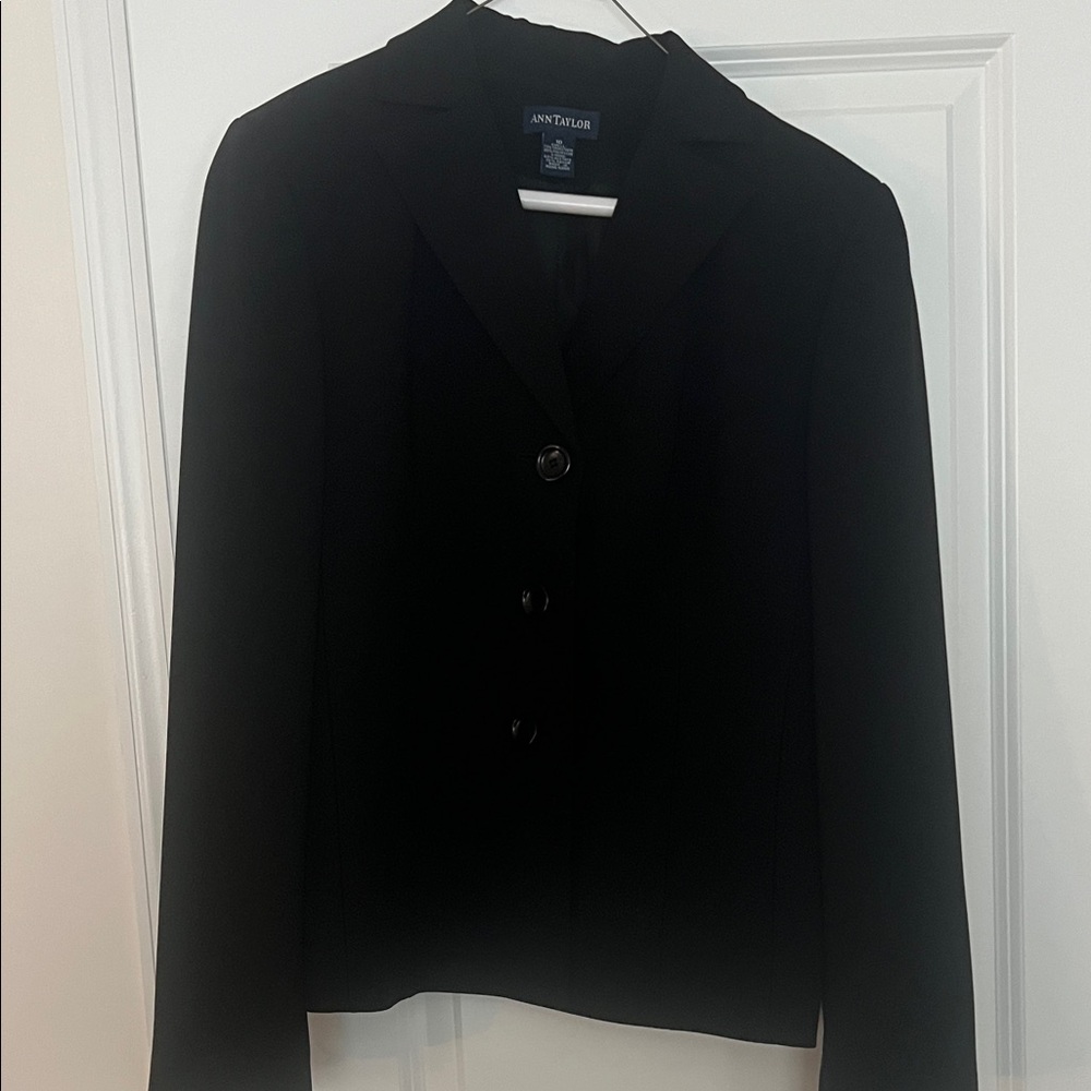 Ann Taylor Classic Black Suit Jacket